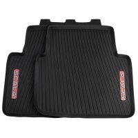 Gummifußmatten-Set, 2-teilig, hinten, mit roter...