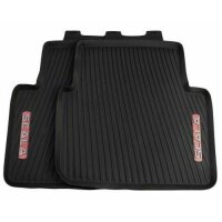 Gummifußmatten-Set, 2-teilig, hinten, mit roter...