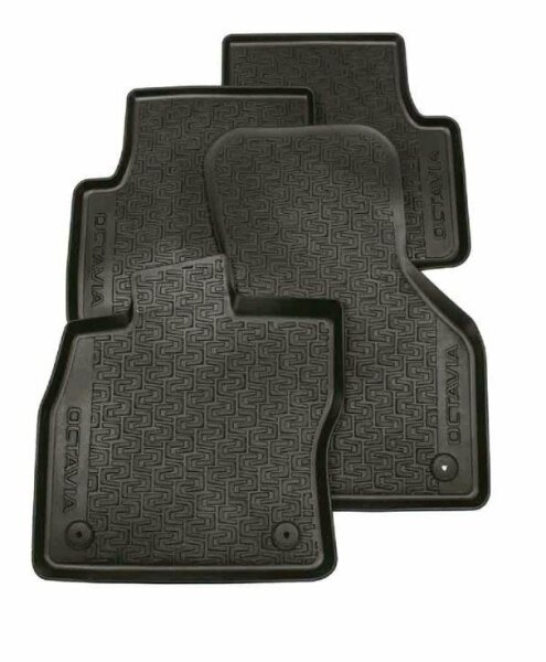 Skoda Gummifußmatten-Set Oktavia 3
