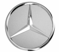 Mercedes-Benz Radnabenabdeckung Stern erhaben titansilber...