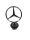 Mercedes-Benz Stern, original Ersatzteil, Emblem Stern C-/E-/CLK-/S-Klasse