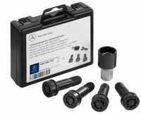 Mercedes-Benz Radsicherungssatz, M14 x 1,5 x 45 schwarz