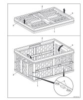 Mercedes-Benz Einkaufsbox Transportbox Klappbox anthrazit