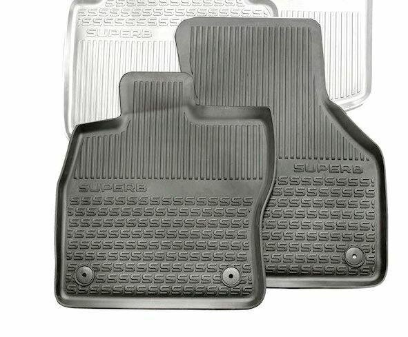 Skoada Gummimatten Superb III vorn und hinten 3V1061551 + 3V0061551