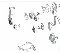 Mercedes-Benz Riemenspanner für Grundtrieb