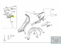 Mercedes-Benz Mulde / Tankeinfüllmulde A2126300067
