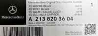 Mercedes-Benz Wischerblatt vorn E-Klasse 2-tlg A2138203604 Scheibenwischer