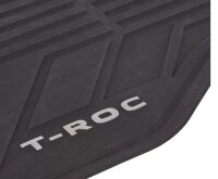 Volkswagen Allwetterfußmatten vorn und hinten, Titanschwarz