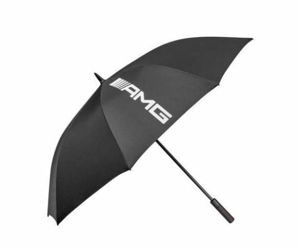 Mercedes-Benz AMG Gästeschirm Schirm Regenschirm schwarz, 100% Polyester