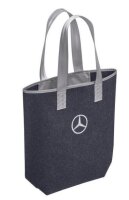 Mercedes-Benz Einkaufstasche dunkelblau, 100% Polyester
