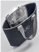 Mercedes-Benz Einkaufstasche dunkelblau, 100% Polyester
